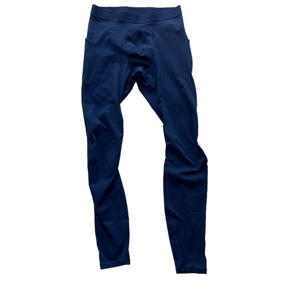 Lululemon Mens Surge Light Tight Side Pocket Reflective Lightweight Tight M Navy - Picture 2 of 10